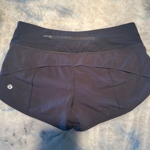 Lululemon 2 inch running shorts, size 4